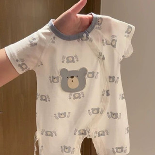 Bodysuit cộc tay hình gấu xám cute đáng yêu cho bé