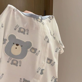 Bodysuit cộc tay hình gấu xám cute đáng yêu cho bé