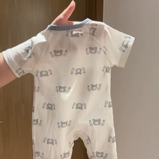 Bodysuit cộc tay hình gấu xám cute đáng yêu cho bé