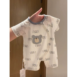Bodysuit cộc tay hình gấu xám cute đáng yêu cho bé