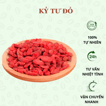 Kỷ Tử Đỏ/ Câu Kỷ Tử Sấy Khô Hạt To Đẹp, Kỷ Tử Giúp Đẹp Da Sáng Mắt Đóng Túi 100g-500g