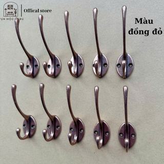 SALE combbo 10 móc treo kim loại gắn tường Oabu dài 10.5cm phong cách cổ điển vintage 18a
