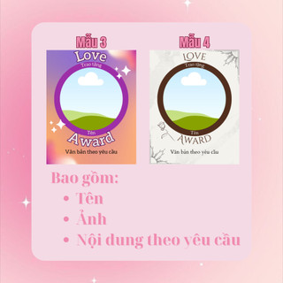 Cúp Vinh Danh Thiết Kế Theo Yêu Cầu - Quà Tặng Độc Đáo Cho Dịp Đặc Biệt