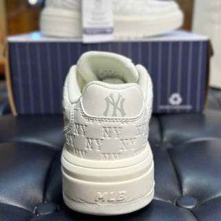 Giày MLB chunky liner NY bigsize nam nữ màu trắng siêu nhẹ , sneaker thời trang độn đế tăng chiều cao big size cao cấp
