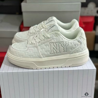 Giày MLB chunky liner NY bigsize nam nữ màu trắng siêu nhẹ , sneaker thời trang độn đế tăng chiều cao big size cao cấp