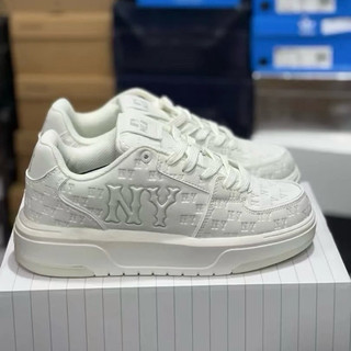 Giày MLB chunky liner NY bigsize nam nữ màu trắng siêu nhẹ , sneaker thời trang độn đế tăng chiều cao big size cao cấp