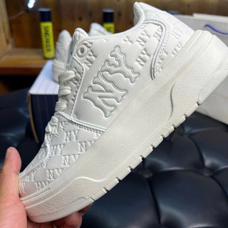 Giày MLB chunky liner NY bigsize nam nữ màu trắng siêu nhẹ , sneaker thời trang độn đế tăng chiều cao big size cao cấp