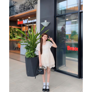 Set bộ bầu + áo babydoll bầu thời trang thiết kế dập hoa chất đũi lụa (có size)