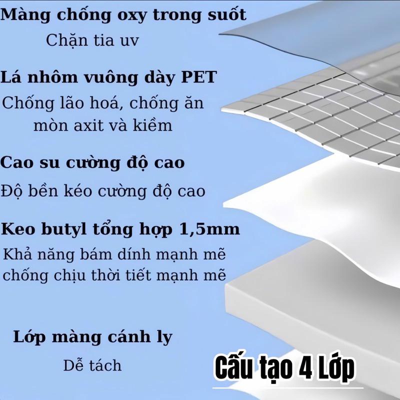 Băng keo chống thấm X2000 siêu dính Nhật Bản chống thấm dột, dán tường, dán mái tôn, dán ống nước
