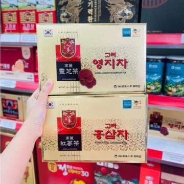 PQS - Trà Sâm, Trà Linh Chi Hàn Quốc (hộp 100 gói)