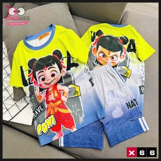Đồ bộ thun lạnh bé trai - Họa tiết hoạt hình người nhện, khủng long, xe hơi cho bé 10 đến 45kg