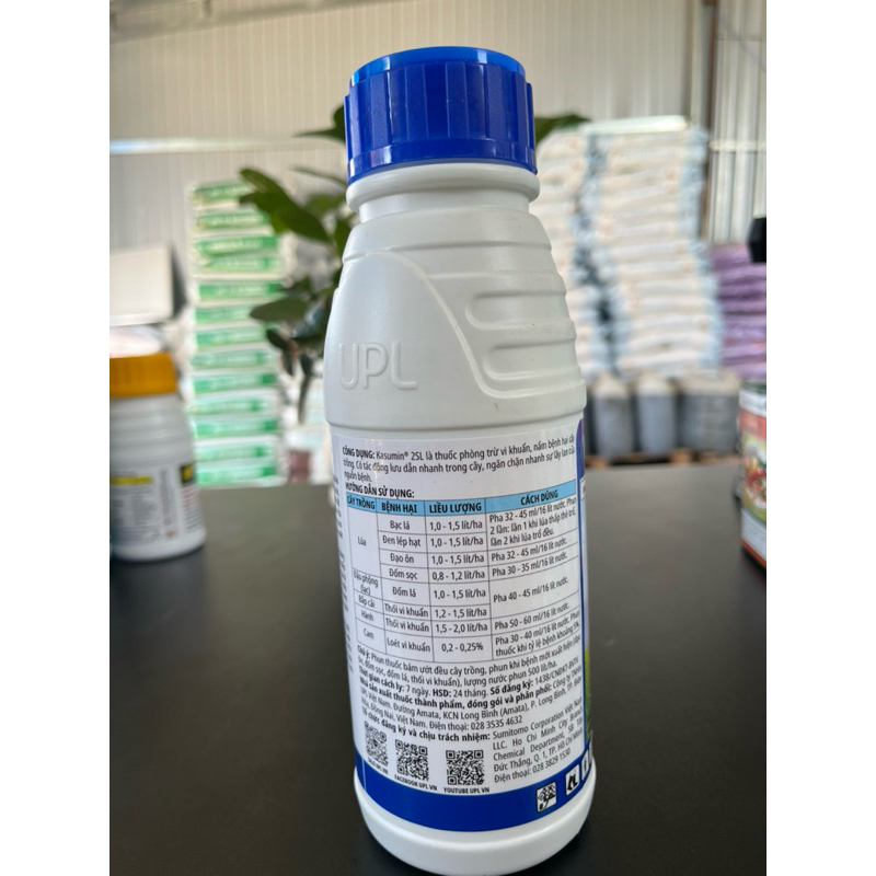 Siêu Khuẩn KASUMIN UPL- Chuyên Trị Khuẩn giúp xanh cây| chai 400ml