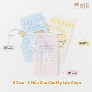 Túi trữ sữa mẹ Molli nhiều dung tích