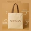 Túi Tote Mini Vải Canvas SHeGAN (kích thước 21cmx21cm) - Phụ Kiện Gọn Nhẹ, Tiện Lợi, Thân Thiện Môi Trường