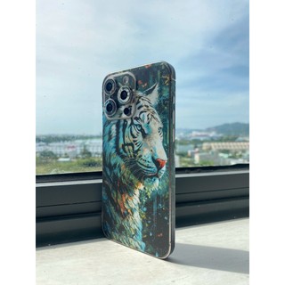 Tấm dán Skin Mặt Sau Hổ MS03 FULL VIỀN 16 pro max, 14 pro max , 13 pro max , 12 pro max , 11 pro max , xs max - FukiShop