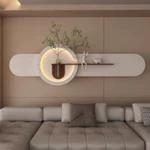 Tranh treo tường hiện đại, decor cắm hoa trang trí theo yêu thích, tranh có led, treo phòng khách, cửa hàng, sofa đẹp — ảnh 1
