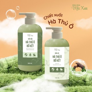 Bộ Gội Xả Mộc Xưa 300ml – Thảo Dược Truyền Thống, Làm Sạch – Dưỡng Tóc – Ngừa Gàu Hiệu Quả