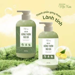 Bộ Gội Xả Mộc Xưa 300ml – Thảo Dược Truyền Thống, Làm Sạch – Dưỡng Tóc – Ngừa Gàu Hiệu Quả