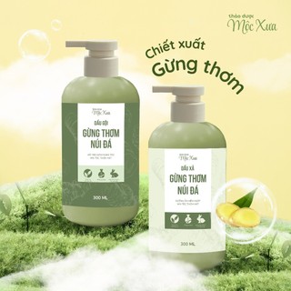 Bộ Gội Xả Mộc Xưa 300ml – Thảo Dược Truyền Thống, Làm Sạch – Dưỡng Tóc – Ngừa Gàu Hiệu Quả