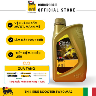 (Nhập khẩu) Nhớt Eni I-Ride Scooter MA2 5W40 Full tổng hợp