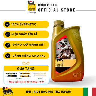 (Nhập khẩu) NHỚT ENI I-RIDE RACING TEC 10W50 CHO XE MOTO PKL