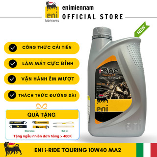 (Nhập khẩu) Nhớt Eni I-Ride Touring 4T 10W40 1L (xe số và moto PKL)