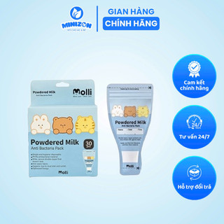 Túi trữ sữa bột Molli cho mẹ cực tiện