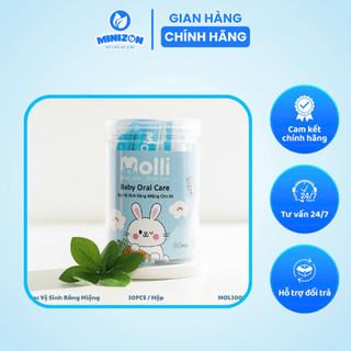 Gạc răng miệng cho bé dạng que Molli