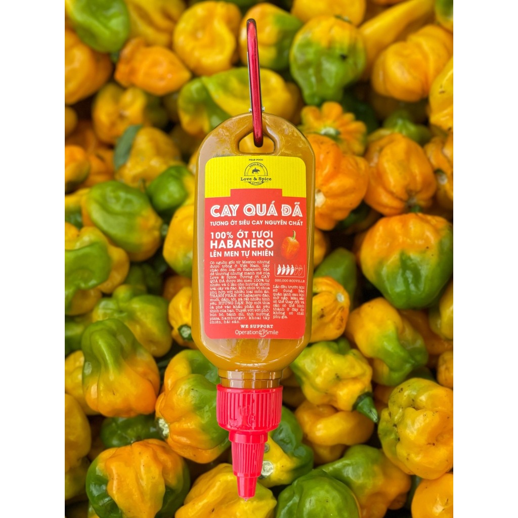 [LOVE&SPICE] Tương ớt cay nhất Việt Nam - Cay quá đã- Ớt Habanero - Cay ...