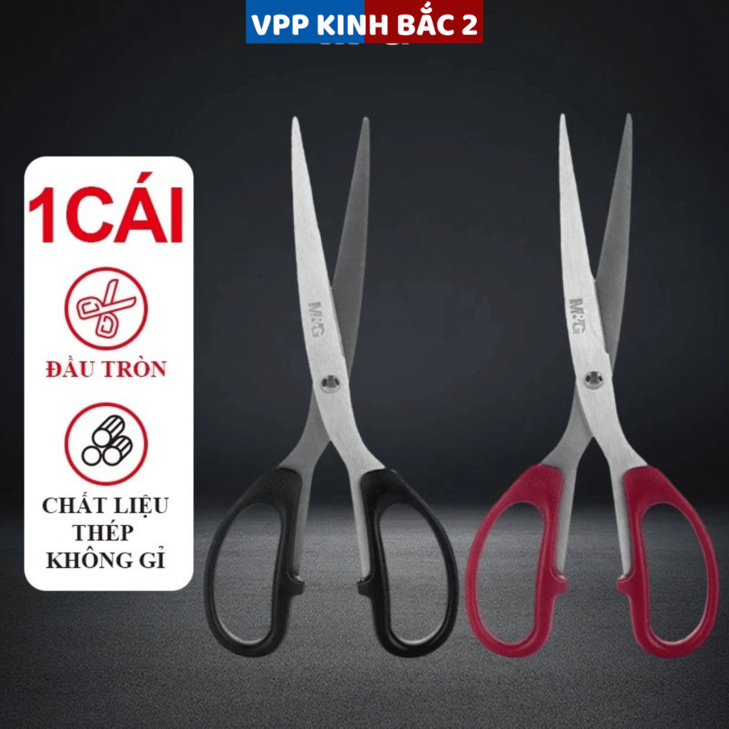 Kéo Văn Phòng Lưỡi Thép Không Gỉ , Kéo Cắt Giấy Đa Năng Học Sinh Văn Phòng