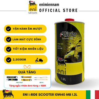 (Nhập khẩu) (1.2L) Nhớt Eni I-Ride Scooter 10W40 chuyên dụng cho xe Vespa/Piaggio