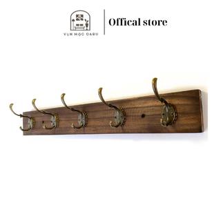 Móc treo gỗ kim loại gắn tường Oabu phong cách decor vintage cổ điển MG02