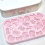 Hộp Khay Làm Đá Hello Kitty 24 Ô Có Nắp Đậy – Khuôn Silicone An Toàn Làm Đá Viên, Thạch Pudding, Nướng Bánh