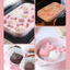 Hộp Khay Làm Đá Hello Kitty 24 Ô Có Nắp Đậy – Khuôn Silicone An Toàn Làm Đá Viên, Thạch Pudding, Nướng Bánh