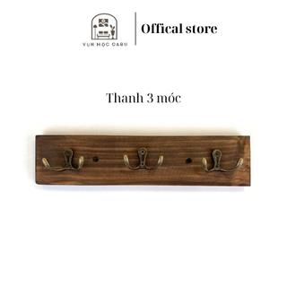 Móc treo gỗ kim loại gắn tường Oabu phong cách decor vintage cổ điển MG 04