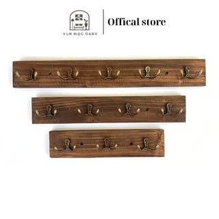 Móc treo gỗ kim loại gắn tường Oabu phong cách decor vintage cổ điển MG 04