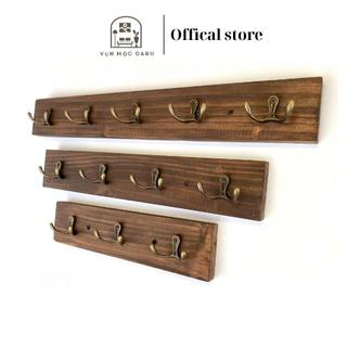 Móc treo gỗ kim loại gắn tường Oabu phong cách decor vintage cổ điển MG 04