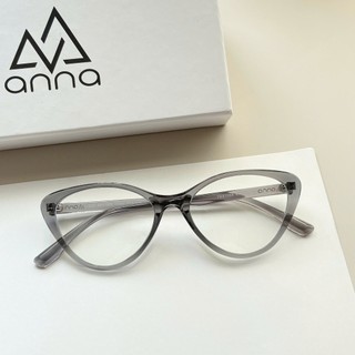 Gọng kính mắt thời trang nam nữ ANNA dáng mắt mèo cá tính chất liệu nhựa dẻo 81088