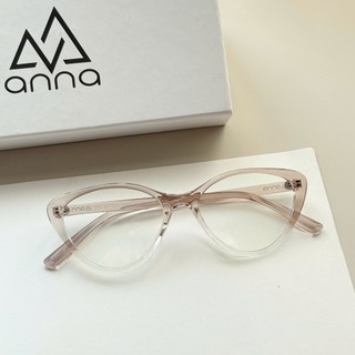 Gọng kính mắt thời trang nam nữ ANNA dáng mắt mèo cá tính chất liệu nhựa dẻo 81088