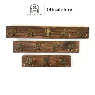 Móc treo gỗ kim loại gắn tường Oabu phong cách decor vintage cổ điển MG05