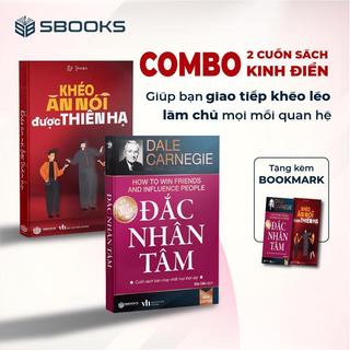 Combo 2 Cuốn: Đắc Nhân Tâm + Khéo Ăn Nói Được Thiên Hạ - SBOOKS