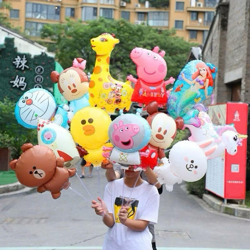 Set 10 Bóng Bay Hình Con Thú, Hình Con Vật Đồ Chơi Cỡ To Giá Rẻ