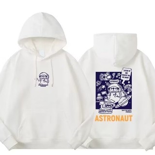 Áo Hoodie Cotton Dày Dáng Rộng In Họa Tiết Hoạt Hình Thời Trang Cho Cặp Đôi