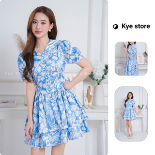 Váy dáng xòe hai tầng KYE trẻ trung Cyna dress