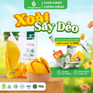 Xoài sấy dẻo, Xoài phủ socola Nonglamfood túi 50g, 75g, 100g, 200g, 500g Ăn vặt, ăn kiêng giữ dáng