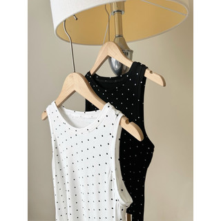 Áo tanktop hoạ tiết chấm bi Ma Vie
