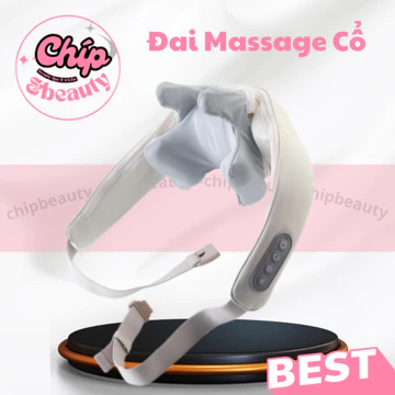 Máy Massage Cổ Vai Gáy Toàn Thân, Đa Năng Đai Massage Cổ Vai Gáy Giảm Đau Mỏi Vai Gáy.