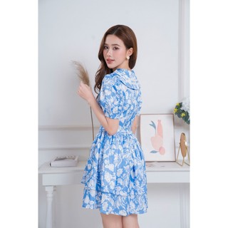 Váy dáng xòe hai tầng KYE trẻ trung Cyna dress