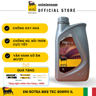 (Nhập khẩu) Nhớt láp / Nhớt hộp số Eni Rotra Bike Tec 80W90 1L