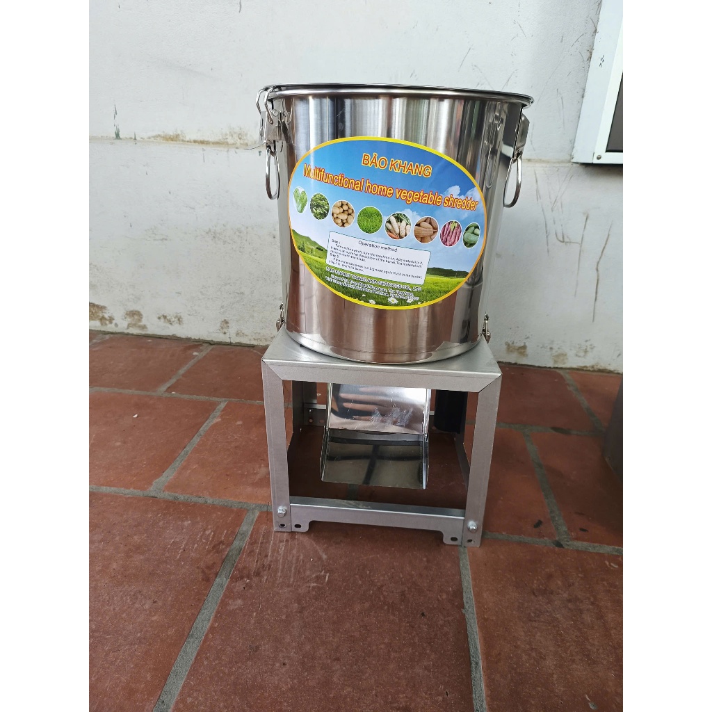 Máy băm thức ăn cho Gia súc Gia cầm Lợn Gà, Máy xay thức ăn chăn nuôi,băm rau-củ moto lõi đồng 750w